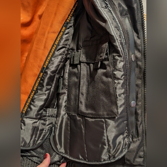 NWT Men's Milwaukee Leather Vented Textile protective motorcycle jacket - Picture 4 of 11
